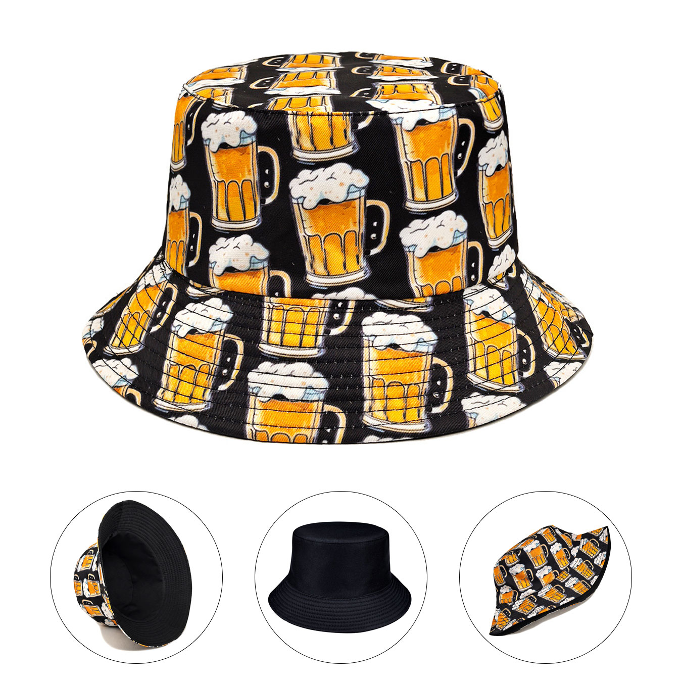 Fashionable Beer-Printed Doubl - Outdoor Adventure Wear ulasan dan harga